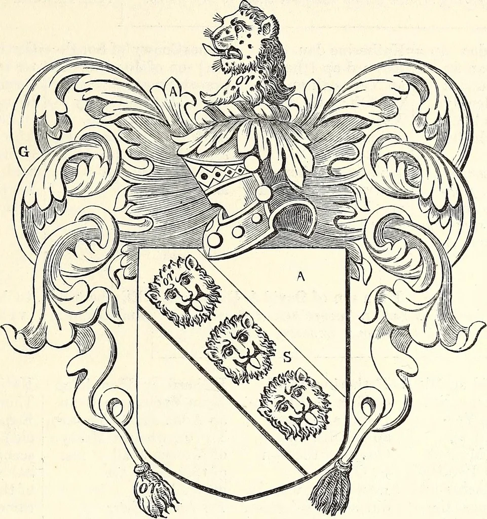 An illustration from Miscellanea genealogica et heraldica :, 1868, leaf 204