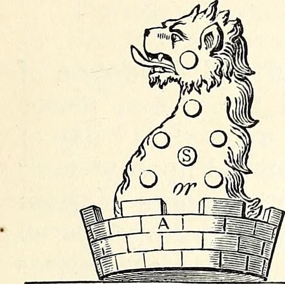 An illustration from Miscellanea genealogica et heraldica :, 1868, leaf 210