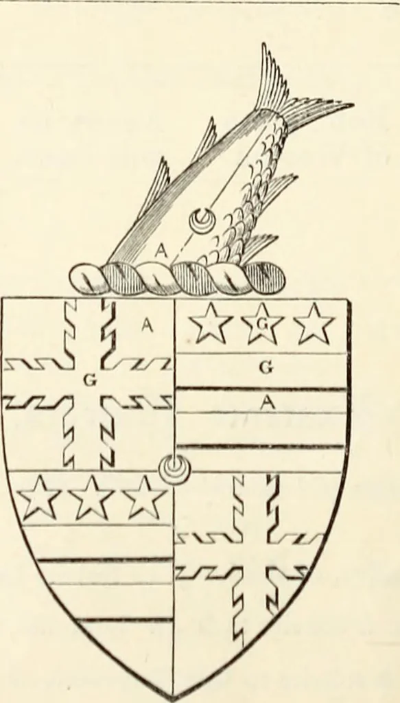 An illustration from Miscellanea genealogica et heraldica :, 1868, leaf 219