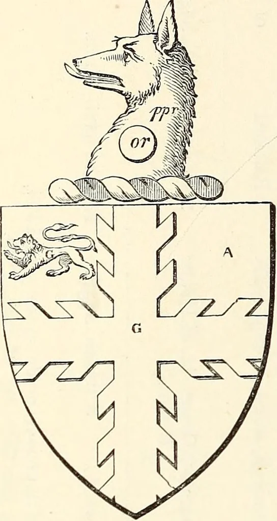 An illustration from Miscellanea genealogica et heraldica :, 1868, leaf 223