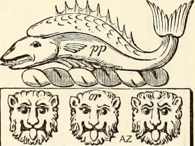 An illustration from Miscellanea genealogica et heraldica :, 1868, leaf 227