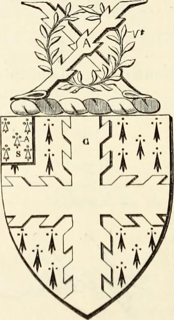 An illustration from Miscellanea genealogica et heraldica :, 1868, leaf 229