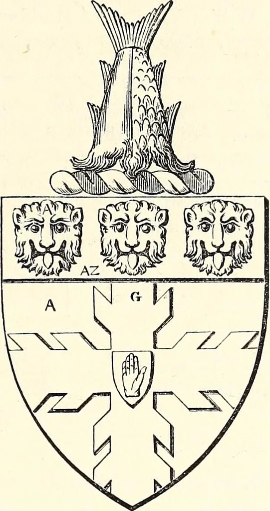 An illustration from Miscellanea genealogica et heraldica :, 1868, leaf 230