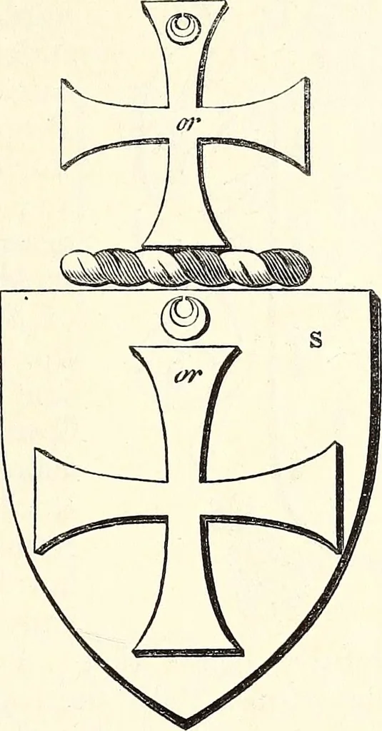 An illustration from Miscellanea genealogica et heraldica :, 1868, leaf 248