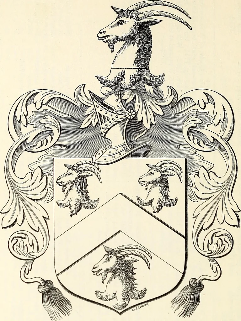 An illustration from Miscellanea genealogica et heraldica :, 1868, leaf 261