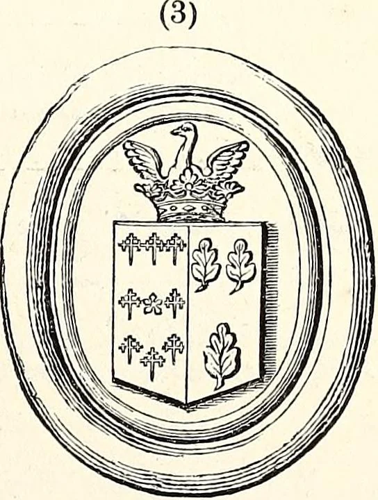 An illustration from Miscellanea genealogica et heraldica :, 1868, leaf 266