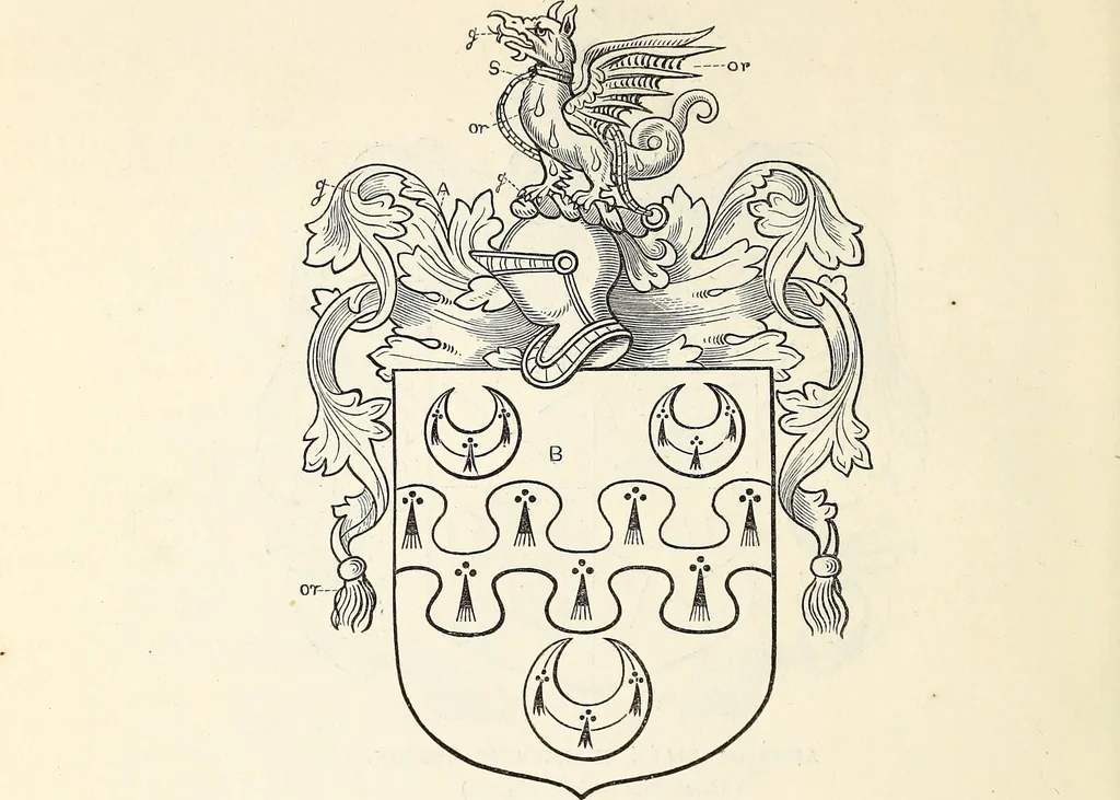 An illustration from Miscellanea genealogica et heraldica :, 1868, leaf 27