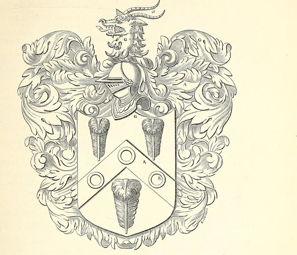 An illustration from Miscellanea genealogica et heraldica :, 1868, leaf 286