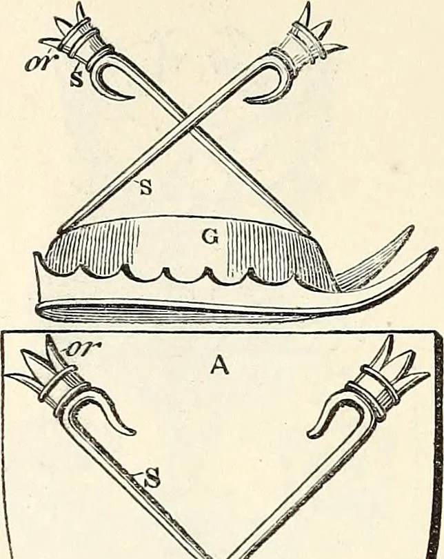 An illustration from Miscellanea genealogica et heraldica :, 1868, leaf 301