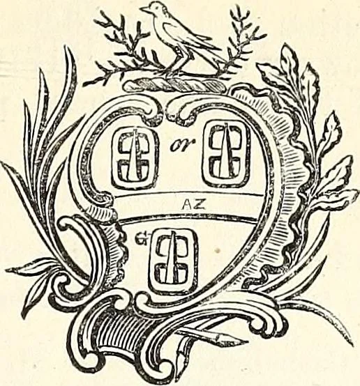 An illustration from Miscellanea genealogica et heraldica :, 1868, leaf 314