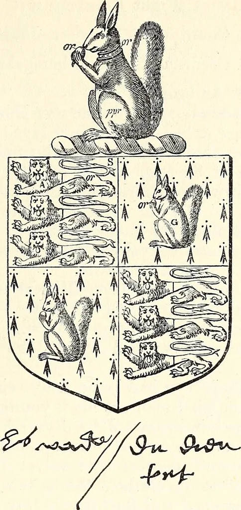 An illustration from Miscellanea genealogica et heraldica :, 1868, leaf 316