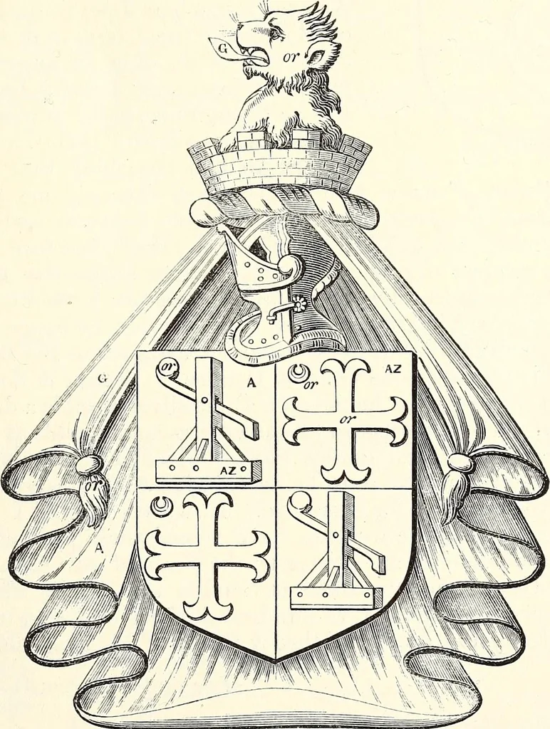 An illustration from Miscellanea genealogica et heraldica :, 1868, leaf 336
