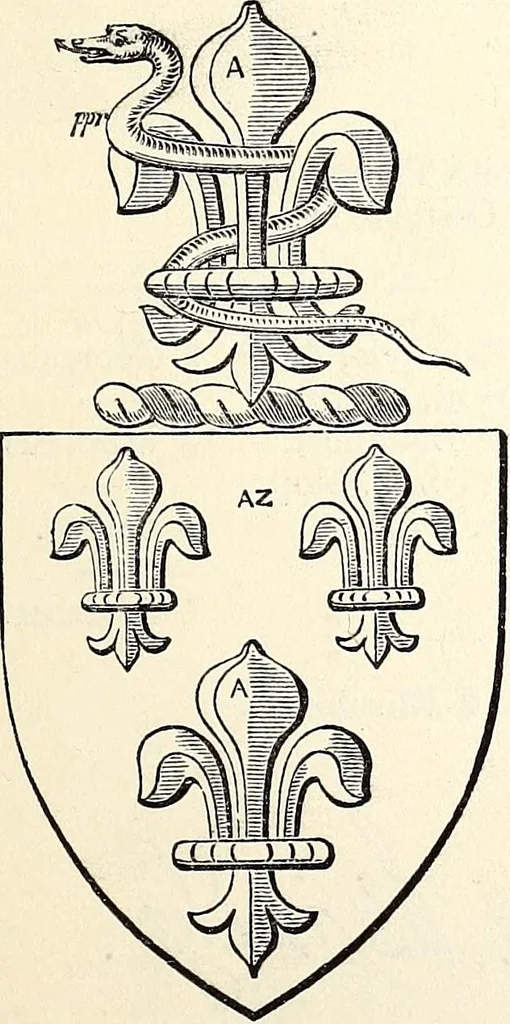 An illustration from Miscellanea genealogica et heraldica :, 1868, leaf 338