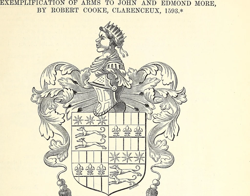 An illustration from Miscellanea genealogica et heraldica :, 1868, leaf 342