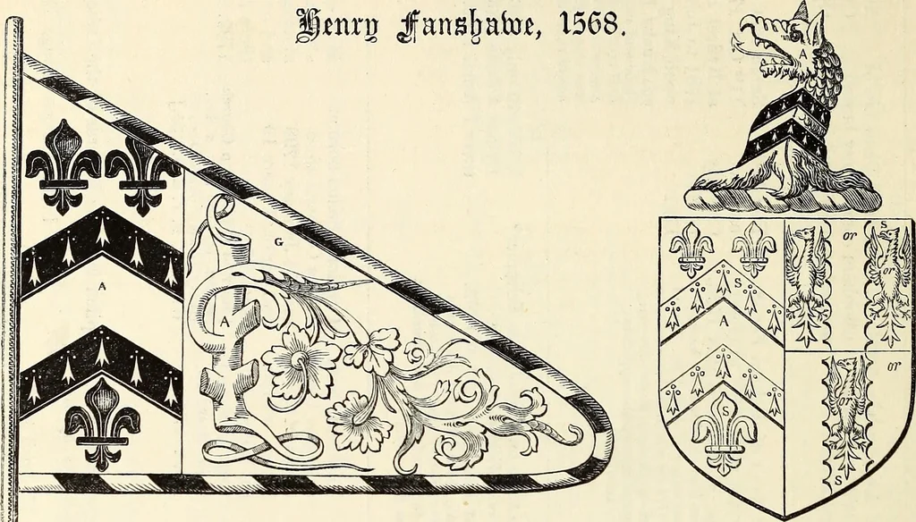 An illustration from Miscellanea genealogica et heraldica :, 1868, leaf 347