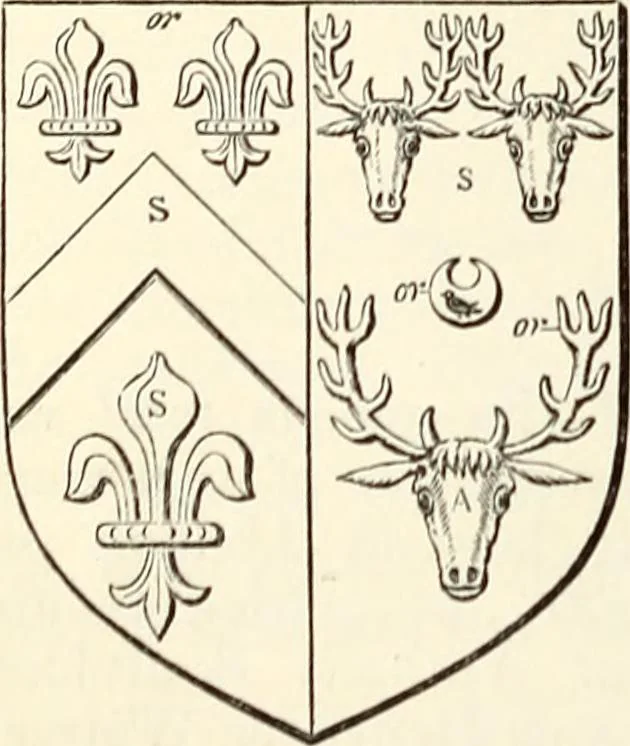 An illustration from Miscellanea genealogica et heraldica :, 1868, leaf 349