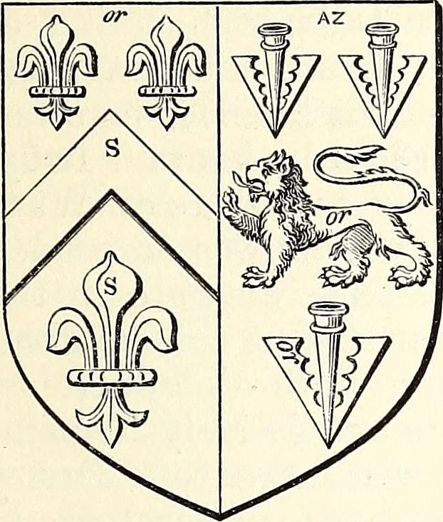 An illustration from Miscellanea genealogica et heraldica :, 1868, leaf 350