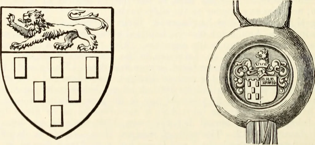 An illustration from Miscellanea genealogica et heraldica :, 1868, leaf 361