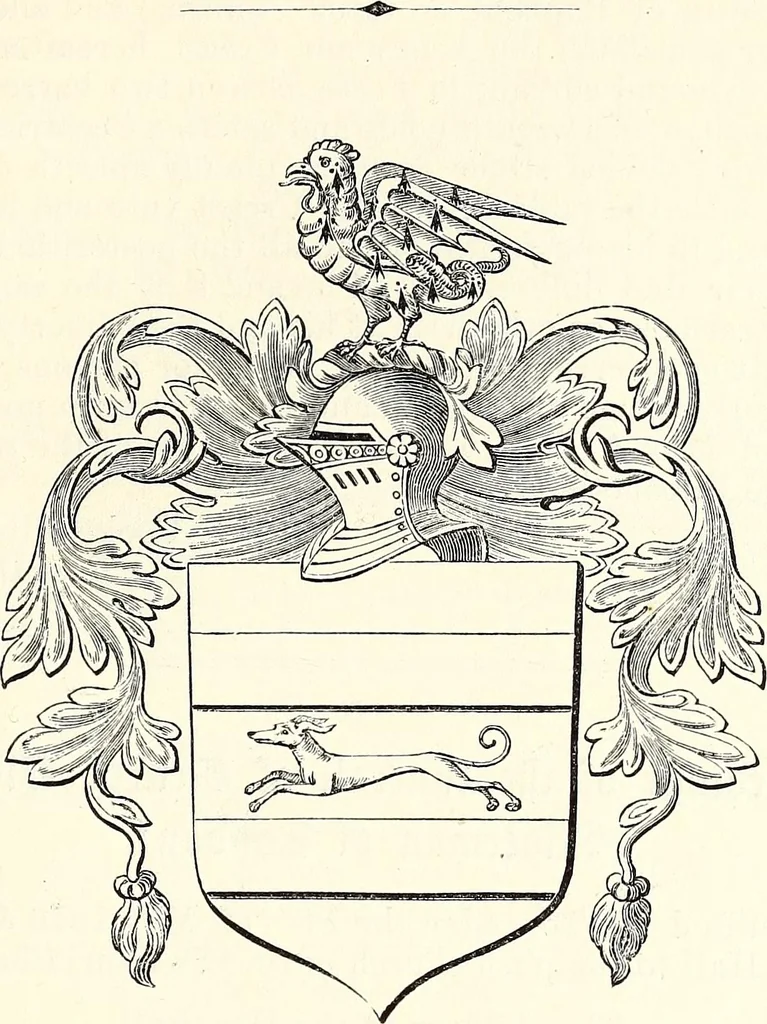 An illustration from Miscellanea genealogica et heraldica :, 1868, leaf 398