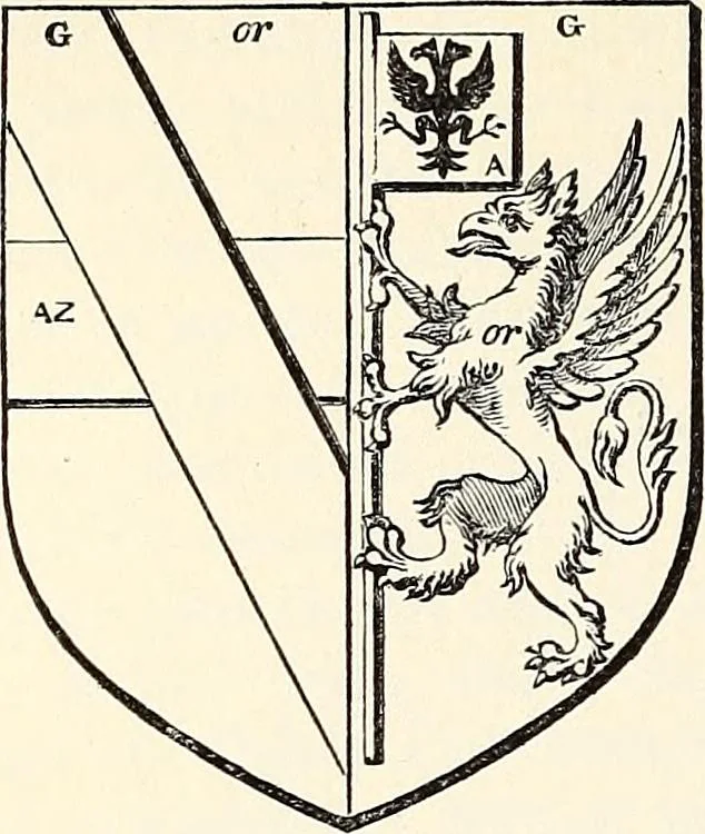 An illustration from Miscellanea genealogica et heraldica :, 1868, leaf 401