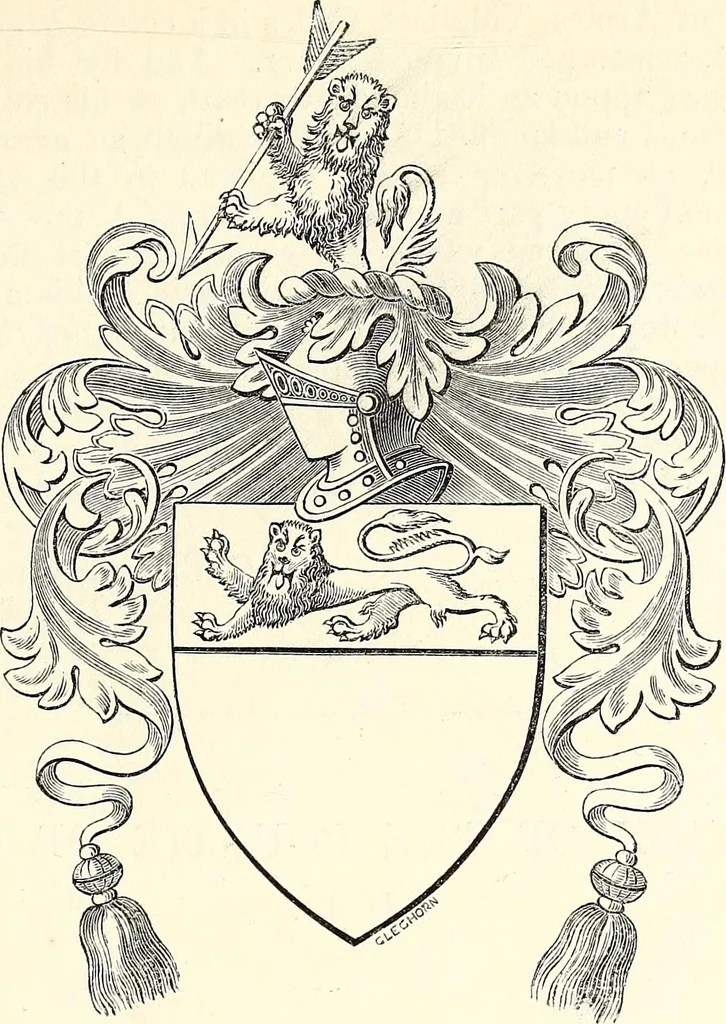An illustration from Miscellanea genealogica et heraldica :, 1868, leaf 416