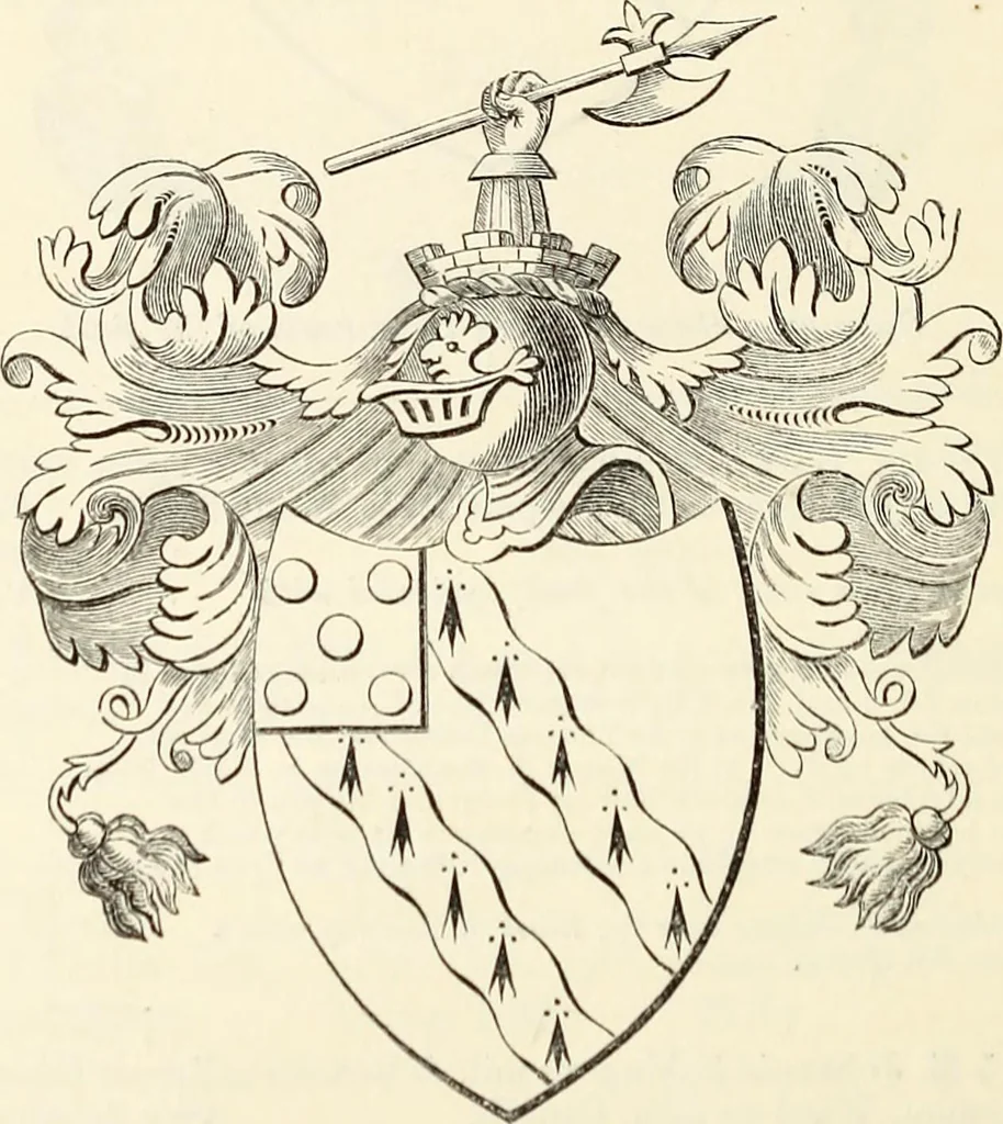 An illustration from Miscellanea genealogica et heraldica :, 1868, leaf 419