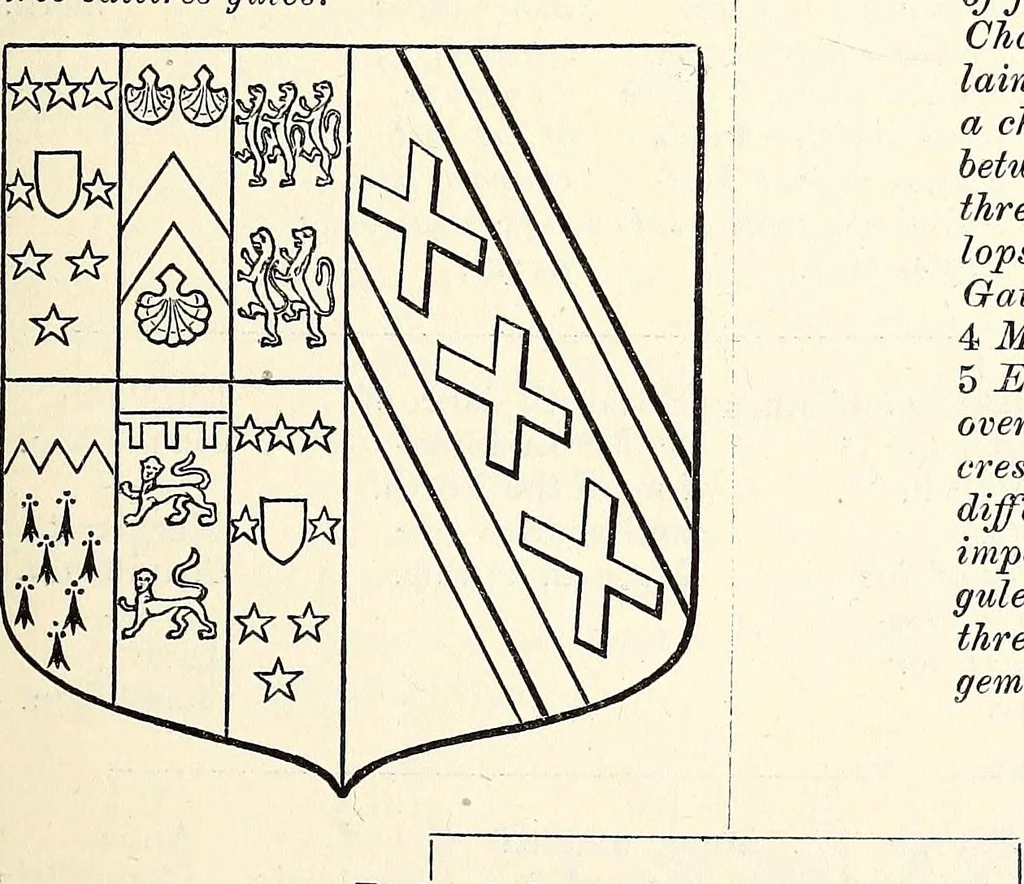 An illustration from Miscellanea genealogica et heraldica :, 1868, leaf 42