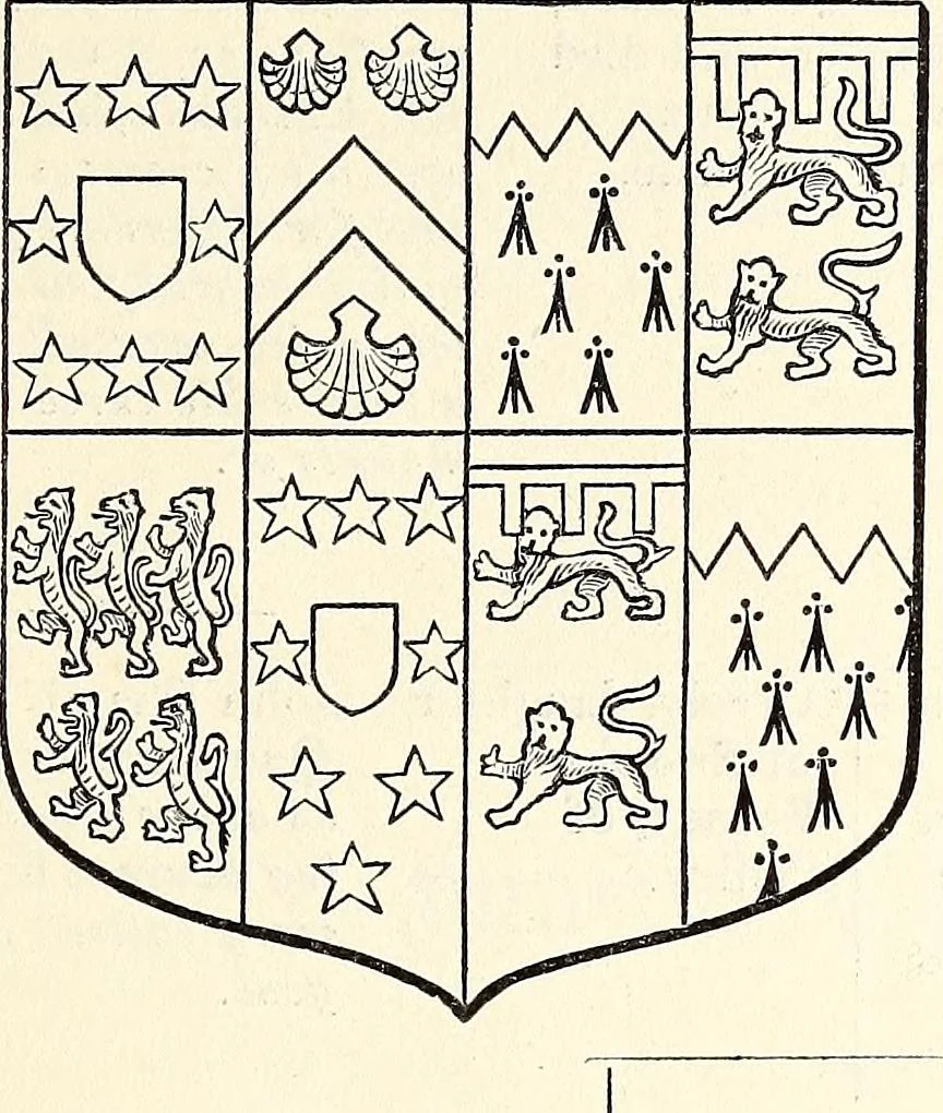 An illustration from Miscellanea genealogica et heraldica :, 1868, leaf 42