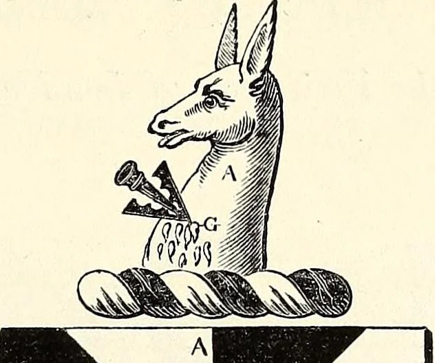 An illustration from Miscellanea genealogica et heraldica :, 1868, leaf 422