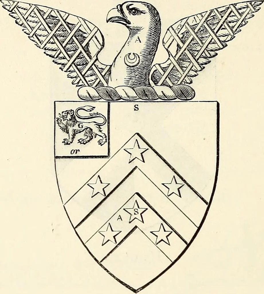 An illustration from Miscellanea genealogica et heraldica :, 1868, leaf 423