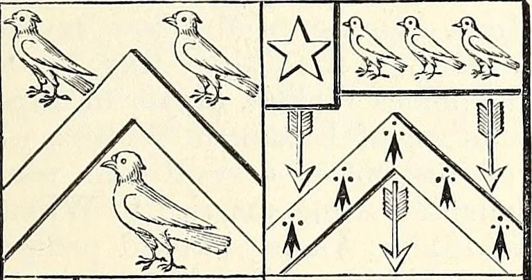 An illustration from Miscellanea genealogica et heraldica :, 1868, leaf 448
