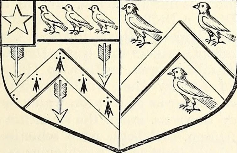 An illustration from Miscellanea genealogica et heraldica :, 1868, leaf 448
