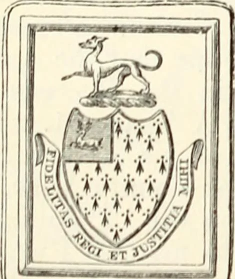An illustration from Miscellanea genealogica et heraldica :, 1868, leaf 449