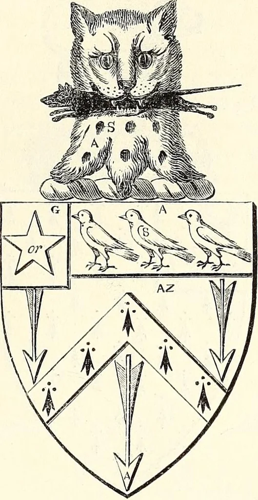 An illustration from Miscellanea genealogica et heraldica :, 1868, leaf 450