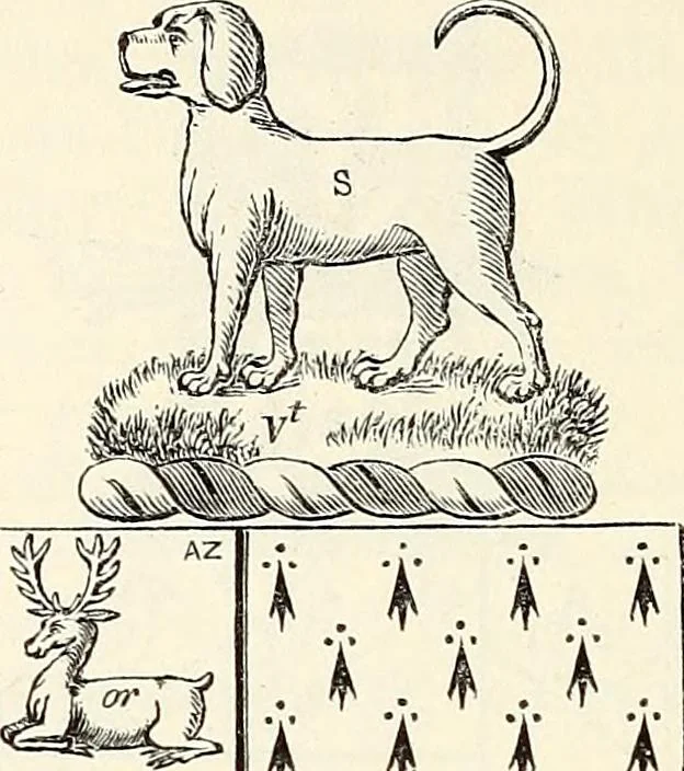 An illustration from Miscellanea genealogica et heraldica :, 1868, leaf 451