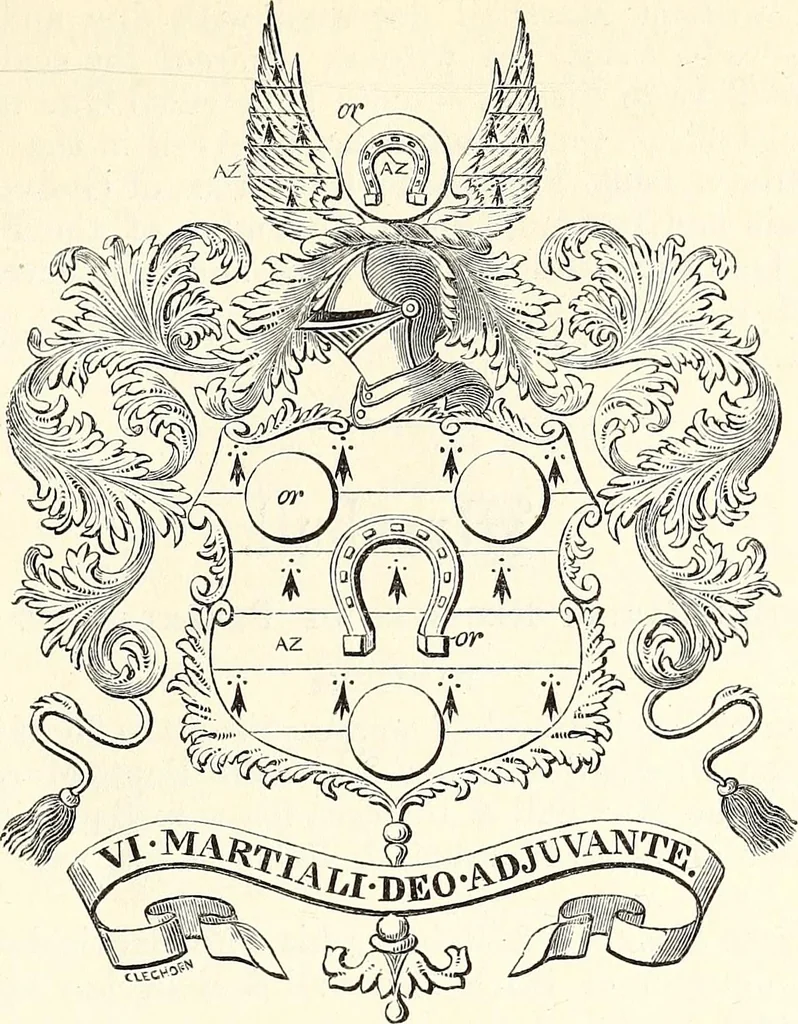 An illustration from Miscellanea genealogica et heraldica :, 1868, leaf 464
