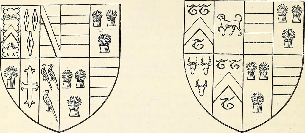 An illustration from Miscellanea genealogica et heraldica :, 1868, leaf 47