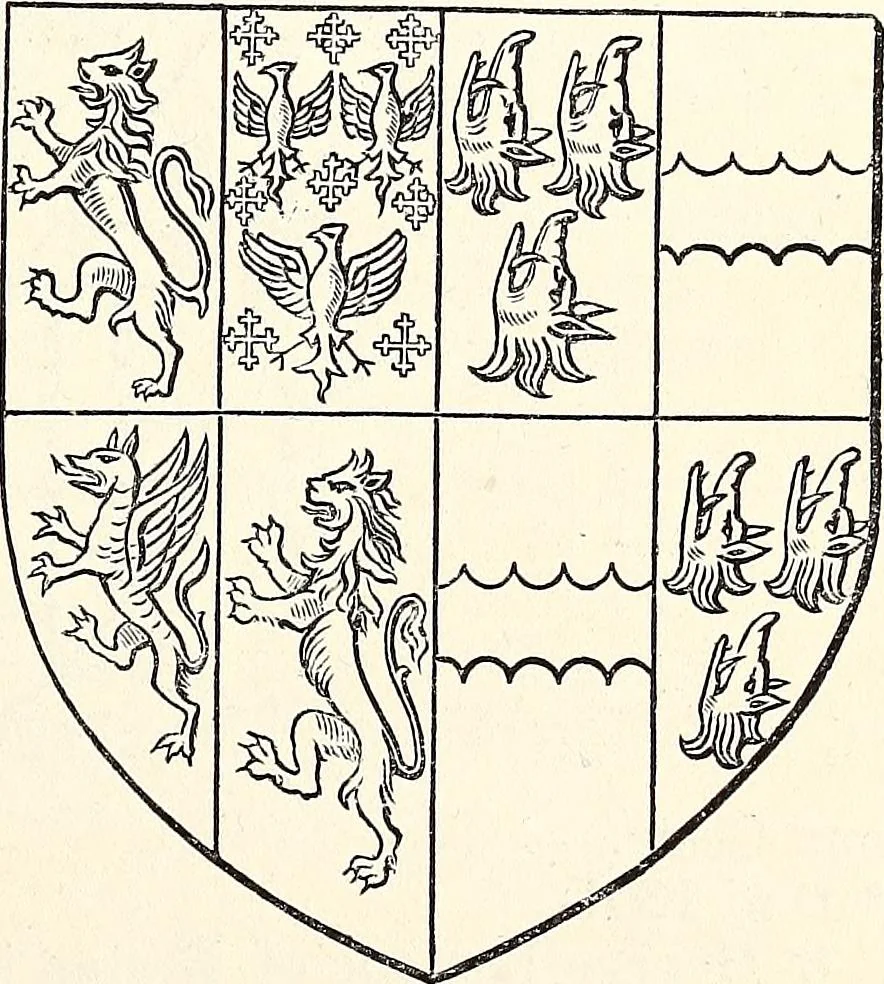 An illustration from Miscellanea genealogica et heraldica :, 1868, leaf 50