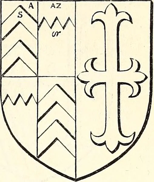 An illustration from Miscellanea genealogica et heraldica :, 1868, leaf 528