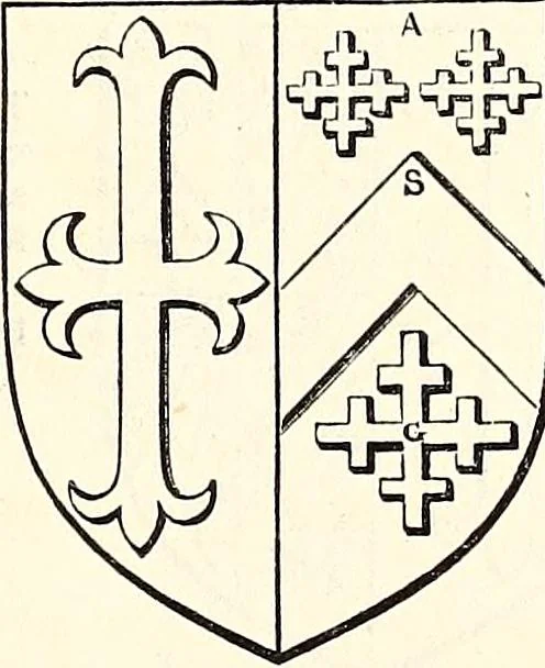 An illustration from Miscellanea genealogica et heraldica :, 1868, leaf 528