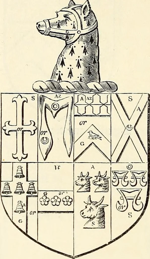 An illustration from Miscellanea genealogica et heraldica :, 1868, leaf 531