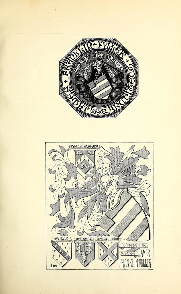 An illustration from Miscellanea genealogica et heraldica :, 1868, leaf 536
