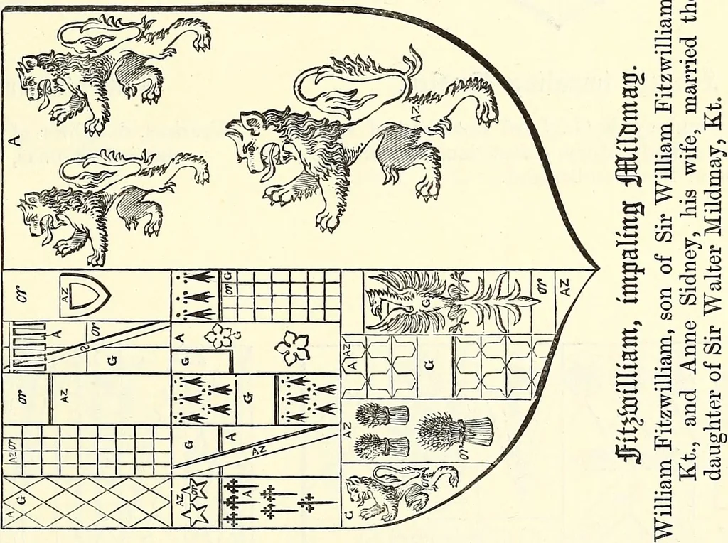 An illustration from Miscellanea genealogica et heraldica :, 1868, leaf 574