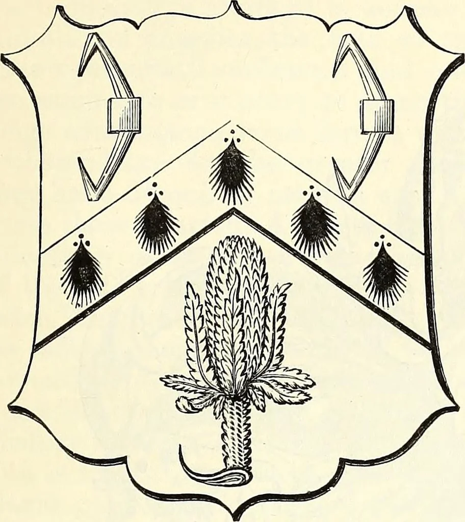 An illustration from Miscellanea genealogica et heraldica :, 1868, leaf 582