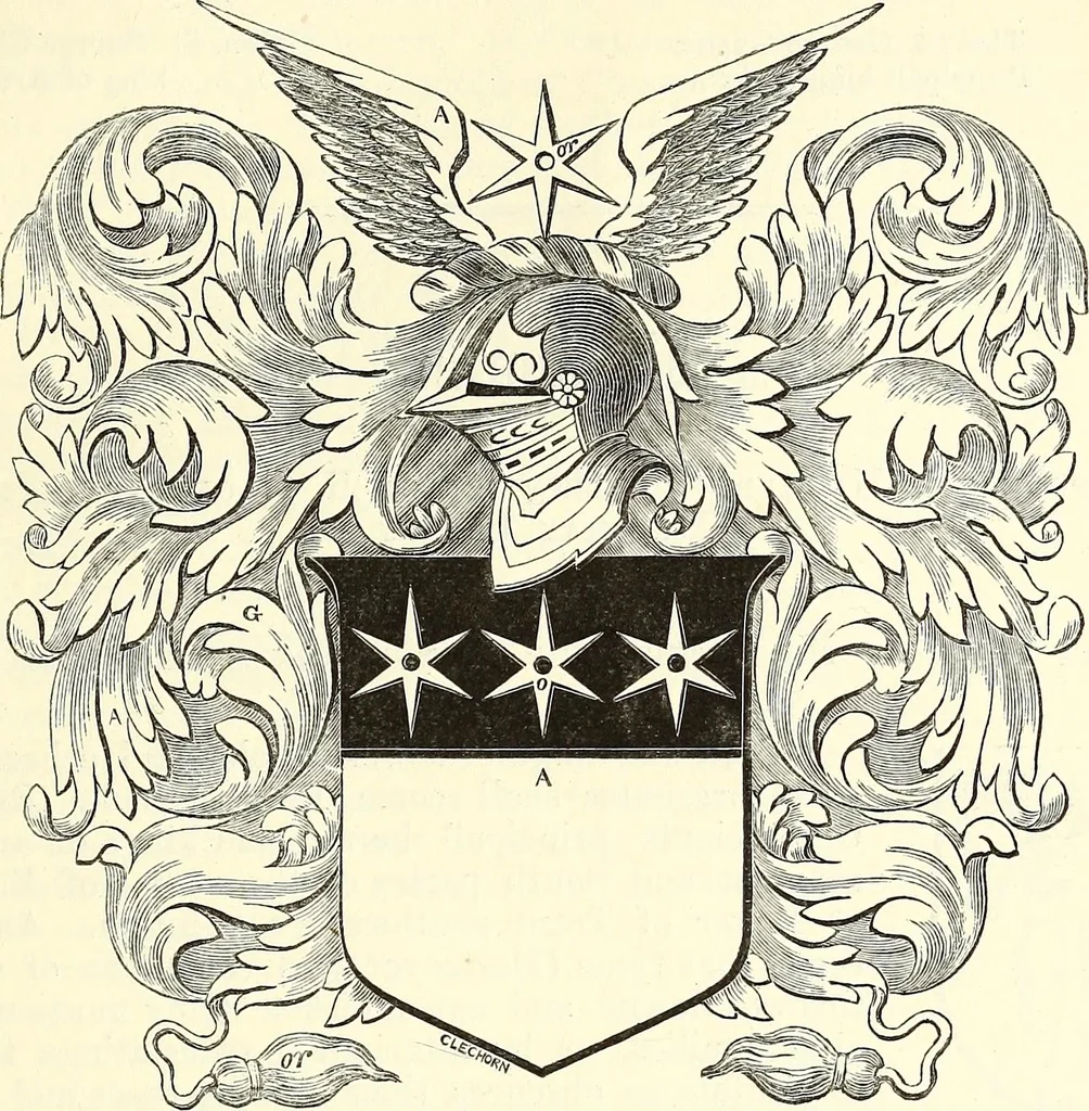 An illustration from Miscellanea genealogica et heraldica :, 1868, leaf 600