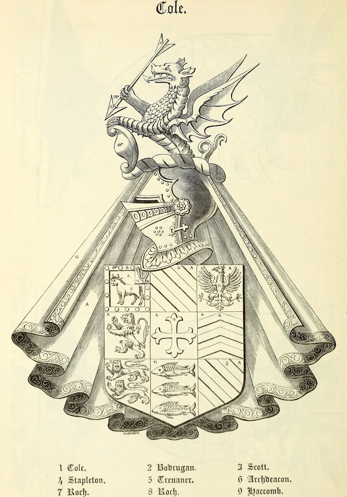 An illustration from Miscellanea genealogica et heraldica :, 1868, leaf 659