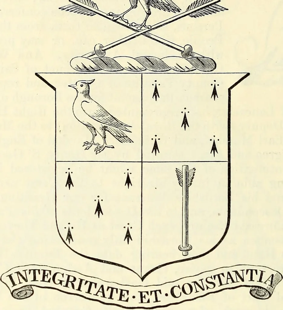 An illustration from Miscellanea genealogica et heraldica :, 1868, leaf 661