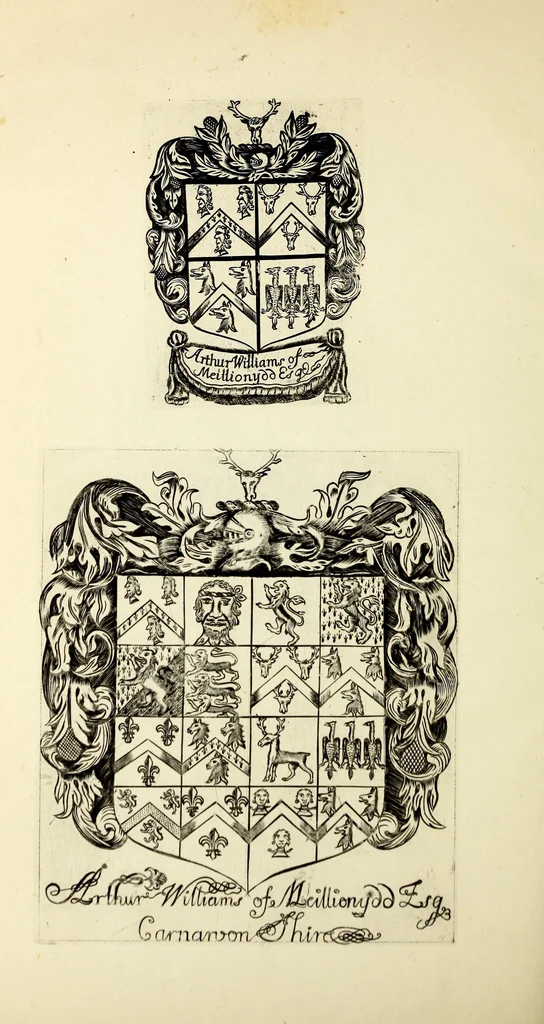 An illustration from Miscellanea genealogica et heraldica :, 1868, leaf 669