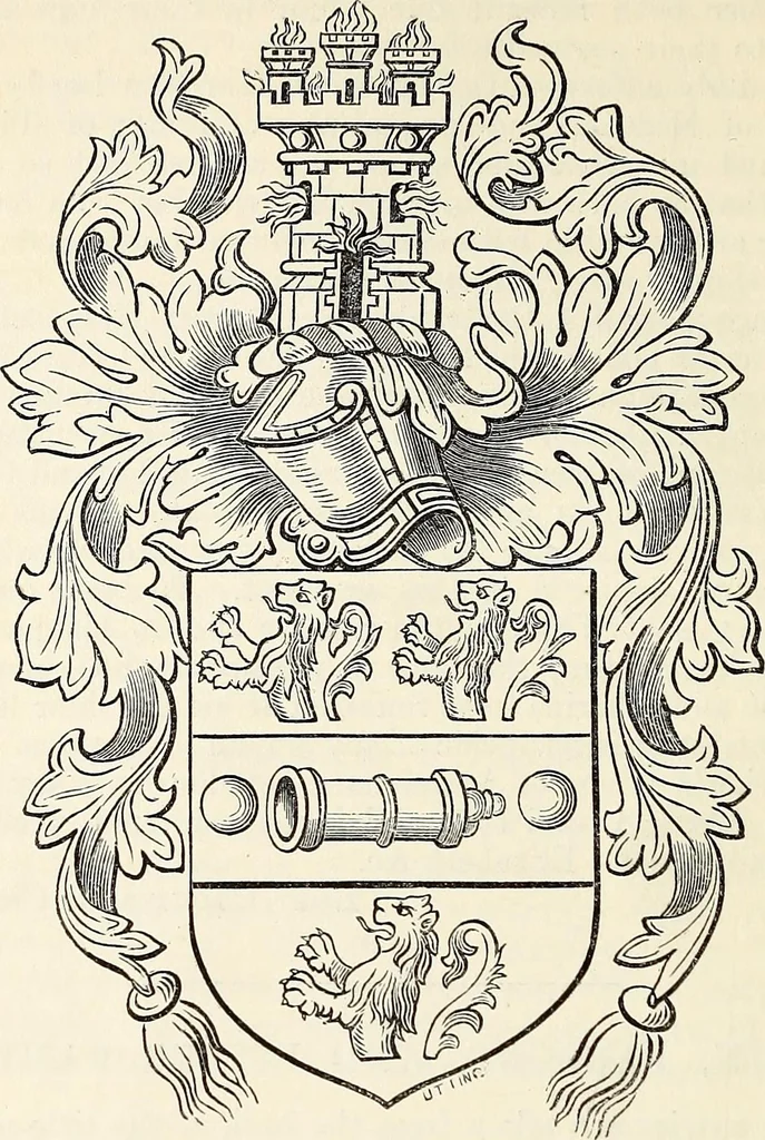 An illustration from Miscellanea genealogica et heraldica :, 1868, leaf 67