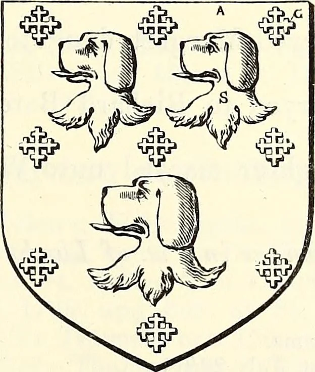 An illustration from Miscellanea genealogica et heraldica :, 1868, leaf 672